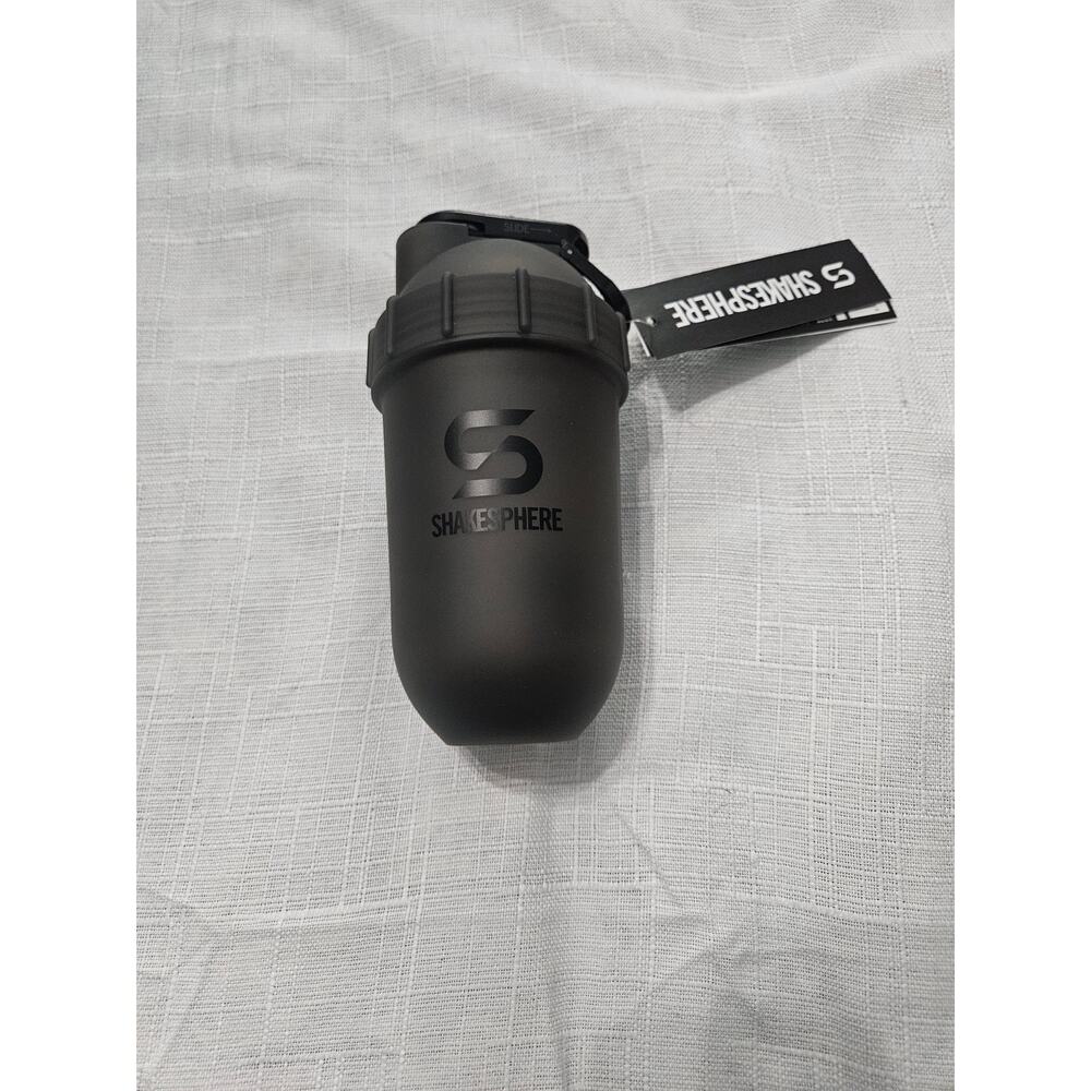 Shakesphere  24 oz Original Protein Shaker Tumbler Bottle, Frosted Black